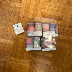 Washi tape lot and washi tape cutter